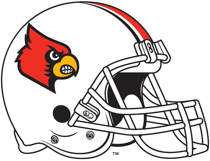 Louisville Cardinals 2009-2012 Helmet Logo iron on transfers for T-shirts